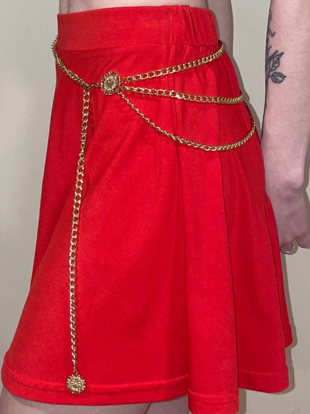 SOLD Gold Layered Chain Belt